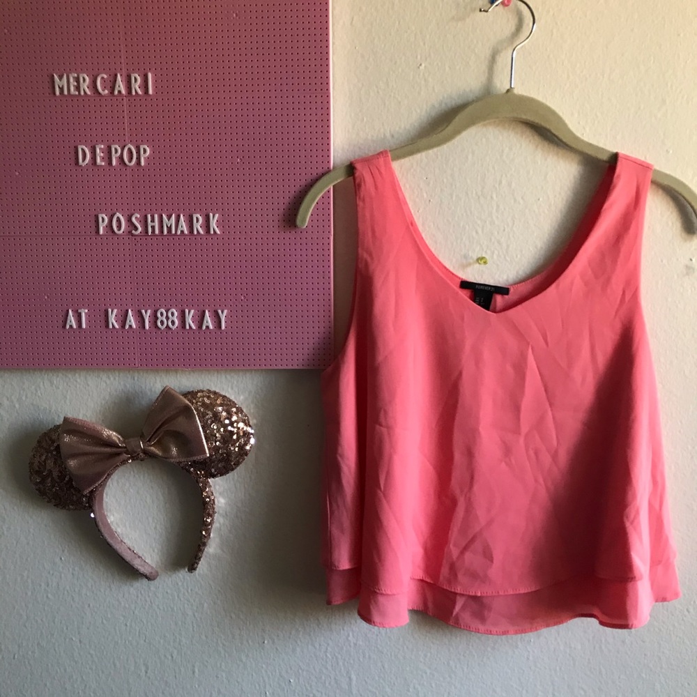pink coral tank top